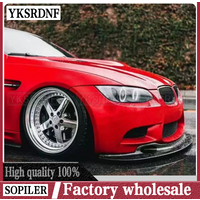 GT4 Style Front Shovel Carbon Fiber Car Front Bumper Lip Spoiler for Bmw 3 Serise E92 M3 2005-2012 Frp Unpainted