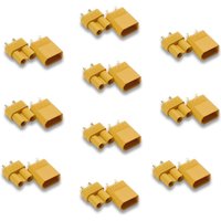 XT-30 Plug Male-Female Bullet Connectors Plugs for RC Lipo Battery Quadcopter Multicopter Aircraft Accessories Parts FPV Drone