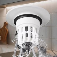 1Pcs Washbasin Drainer Bouncing Core Filter Bathroom Sink Plug Drain Filter For Quickly Seal And Drain Water