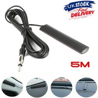 Powerfull Universal Car Hidden Amplified Antenna AM/FM Radio Ariel 12V Electroni