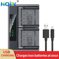 HQIX for OM SYSTEM Tough TG7 TG-7 Camera LI-92B LI-90B Battery USB Dual Charger