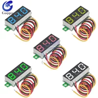 0.28 inch DC LED Digital Voltmeter 0-100V Voltage Meter Auto Car Mobile Power Voltage Tester Detector 12V Red Green Blue Yellow