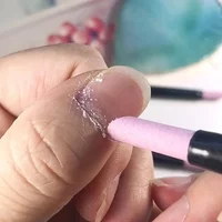 Wholesale1pc/5pcsNail File Cuticle Stone Pusher Nail Sanding Sticks Nail Art Pen Cuticle Remover Trimmer Buffer Manicure Tools