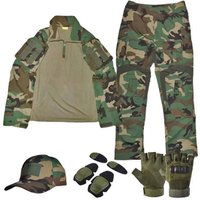 Woodland Camouflage GEN3 G3 Training Tactical Suits Hunting Combat Shirts Training Special Force Suit Long Sleeved+long Pants