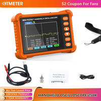 BTMETER BT-250K Handheld Oscilloscope 250kHz ±40V 2.8'' LCD 3H Rechargeable Industrial Auto/Manual Trigger