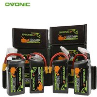 2Pcs OVONIC 4S 6S 850mAh 1050mAh 1300mAh 1550mAh Lipo Battery For RC FPV Airplane Quadcopter Helicopter Drone Parts