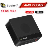 Beelink SER5 Max AMD Ryzen7 7735HS R3 3200U R5 5500U 5625U 16G RAM 500G SSDNVME Mini PC Suppor 4K Type-C Gaming Desktop Computer