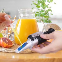 Yieryi Hand Brix Refractometer 0-18% Sugar Meter With Atc Optical Sweetness Tester For Fruit Food Beer Beverage