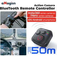 Bluetooth Wireless Remote Control For Insta360 X5/X4/Ace Pro 2/Ace Pro/Go 3S Shoot Controler For Gopro Hero 13 12 Camera