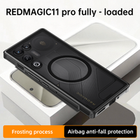 For ZTE Nubia Red Magic 11 Air Case Magnetic Translucent Matte Hard PC Shockproof Semitransparent Back Cover for RedMagic 11 Air