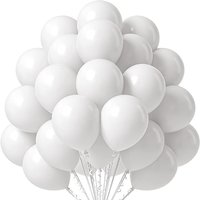 51 5/10/12-inch White Latex Balloons for Wedding Decorations Room Decorations Birthday Party Decorations Graduation Decorations