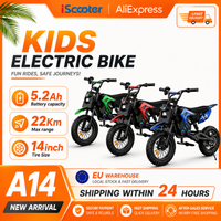 IScooter A14 Elektryczny Motocykl Terenowy dla Dzieci 500W 5.2Ah Elektryczny Motocykl 27km/h Maksymalna Prędkość 14-calowy Motocykl do Jazdy w Terenie
