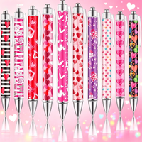 5/10/20pcs Heart-shaped Ballpoint Pens, Black Ink Great party favors and Valentine's Day gifts for students, colleagues and love