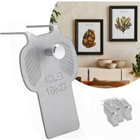 Drywall Picture Hanging Hooks Claw Large Wall Picture Frame Hangers - Mirror Photo Poster Painting Hanger Hardware Kit