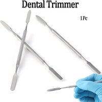 Dental Trimmer Stainless Steel Mixing Spatula Tool Dental Mixing Stick Tools