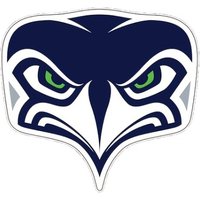 AliExpress NONE 1PC Unique Seahawks Logo Art Sticker, Great for Helmet Decoration, Fridge Magnets, Fan Spaces