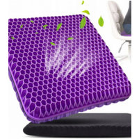 Summer Breathable Honeycomb Silicone Seat Cushion Anti Slip Heat Dissipation Suitable For Sedentary People To Relieve Fatigue