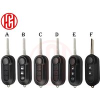 Car Key Shell Case for Fiat Flip Folding 2/3 Button For Fiat 500 Doblo Bravo Ducato Qubo Grande Punto SIP22 Blade