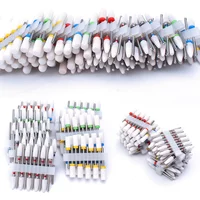 10pcs Ceramic Nail Drill Bits Set Milling Cutter for Manicure Drills Electric Nail Files Cuticle Remove Nail File Art Tools