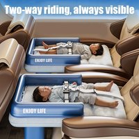 Toddler Plane Bed Blow Up Child Air Mattress Folding Portable Toddler Air Mattress For Daycare Flight Airplane Travel Camping