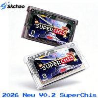 SuperChis Prime Game Cart for GBA/GBA SP/NDS/GB Player Chiscart Game Cartridge SDRAM NOR Flash SuperFW Supported Game FlashCard