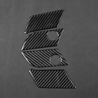 For Land Rover Range Rover Evoque 2012-2018 Real Carbon Fiber Stickers Front Bumper Radar Panel Cover Car Accessories Decorative