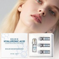 Niacinamide Microneedle Facial Serum Kit With Roller 0.25mm Nourishing & Smoothing Skin Fade Fine Lines Shrink Pores Lightweight