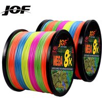 JOF X8 PE Braided Fishing Line Pesca Carp Multifilament Fly Wire Japanese Saltwater 1000M 500M 300M 18LB-78LB