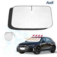 For Audi A3 8P 8V 8L A1 2014-2025 Windshield Sun Shade Sunshade Sun Visor Protector Foldable Blocks UV Rays Keep Your Car Cooler