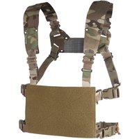 Tactical Ferro Style Chest Rig Vest MOLLE V2 Mini H-type Lightweight Assault Training Plate Carrier Front Flaps Adapt Gear