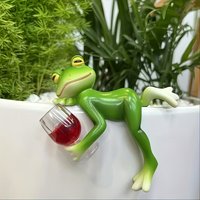 A Garden Frog Statue Ornament