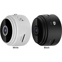 Smart Video Camera Night Vision Surveillance Camera USB Rechargeable Remote Viewing Strong Magnetic for Indoor Car Infants Pets