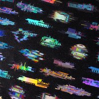 20pcs Noise Space Series Vintage Cyberpunk Mosaic Landscape Material Collage PET Sticker Creative DIY Journal Stationery