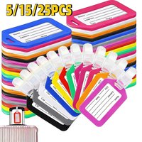 5/15/25PCS Luggage Tag Travel Tour Group Bag Luggage Tag Airplane Boarding Labels Travel Accessories