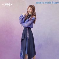 Citlali Skirt MiHoYo Original Genshin Impact Citlali Theme Impression Lrregular Long Skirt Cosplay Citlali Dress Birthday Gifts