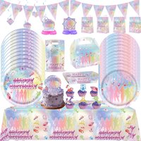 New katseyes Kpop Balloons Birthday Decoration Party Supplies Kpop Girls Flag Paper Plate Banner Cups Cake Birthday Gifts