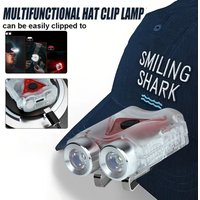 Rechargeable Hands-Free Led Headlamp,Waterproof Keychain Magnet Headlight with Hat Clip for Night Running Camping Emergency Work