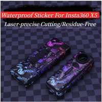 Sticker For Insta360 X5 Waterproof Skins Camera Protection Scratch-Proof Cover PVC Colorful Sticker for Insta360 X5 Accessories
