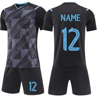 Men Boys Football Jerseys Sets High Quality Player Name Number Professional DIY Customization Women Girls Football Shirt Shorts