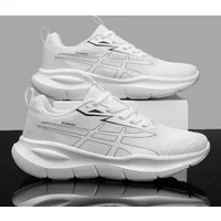 Men's Women EVA Sole Mesh Upper Breathable Running Shoes Soft Shock Absorbing Sports Shoes Unisex Sneakers Lightweight Footwear