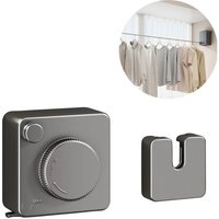 Retractable Clothesline Indoor Wall Mounted Invisible NonSagging Drying Line for Laundry,Space Saving Retracting Clothes Hanger