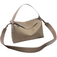 Head Layer Cowhide Armpit Bag Female 2025 New Fashion Genuine Leather Women Shoulder Crossbody Boston Pillow Bag