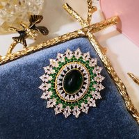 Baroque Luxury Beautiful Flower Design Men's Women's Brooch Pins,Jewelry & Accessories,Wedding Holiday PartyCouple Surprise Gift