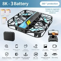 4DRC V37 Mini 8K Drone with Camera 8K HD Easy To Carry WiFi FPV Dron Pocket Rc Helicopter Quadcopter Family Toys Gift