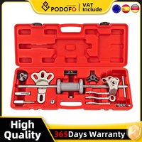 17Pcs Wheel Hub Puller Slide Hammer Puller Kit Wheel Bearing Puller Set with Adjustable Jaws for Car Wheel Hubs Axles Oil Seals