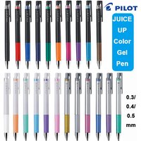 PILOT Colored Gel Ink Ballpoint Pen Juice Up 0.3/0.4/0.5 ST Nib No Smudge Effortless Writing Rollerball Pens Japanese Stationery