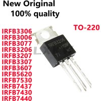 10/PCS New Original IRFB3306 IRFB3006 IRFB3077 IRFB3206 IRFB3207 IRFB3307 IRFB3607 IRFB7530 IRFB7437 IRFB7430 IRFB5620 IRFB7440