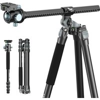 Ulanzi MT-59 1.76M Aluminium Camera Tripod Video Monopod Professional Extendable Tripod with Arca Plate for DSLR Max 15kg Load