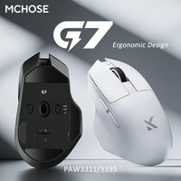 MCHOSE G7 series Esports Mouse PAW3311/3395 Tri-Mode 800mAh Ergonomic Design Lightweight for Gaming Office Mechanical Switches