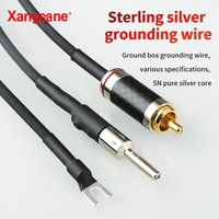 Xangsane 5N Audio Pure Silver Ground Box Grounding Wire Black Glue CD Speaker Power Amplifier Computer Strengthening Ground Wire